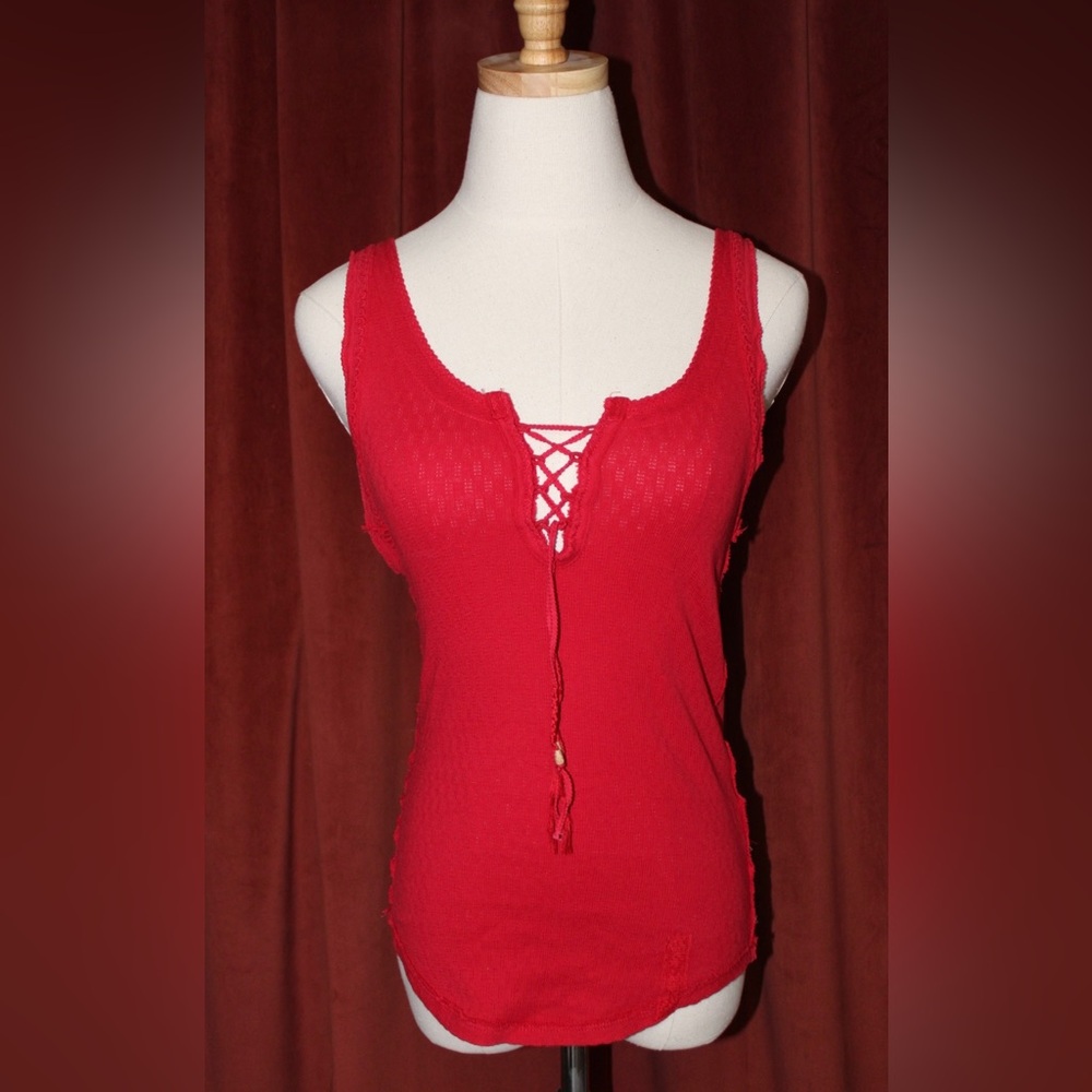 Free People Red Tank Top